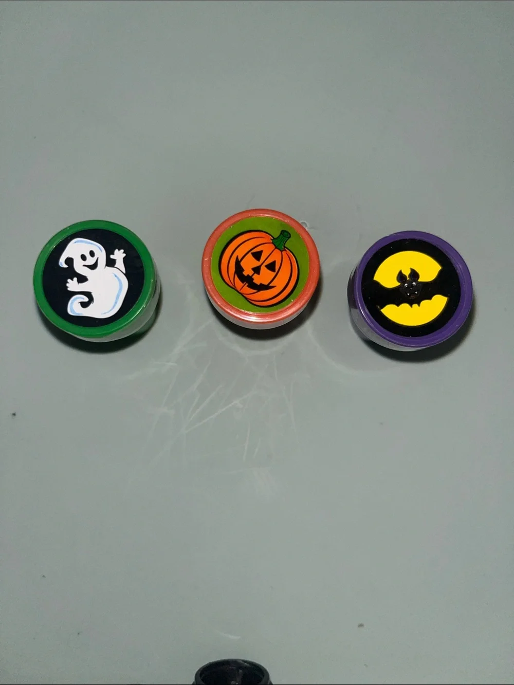 Halloween Orange Flashlight, Stampers and wipes Party Pack with Yellow Lanyards